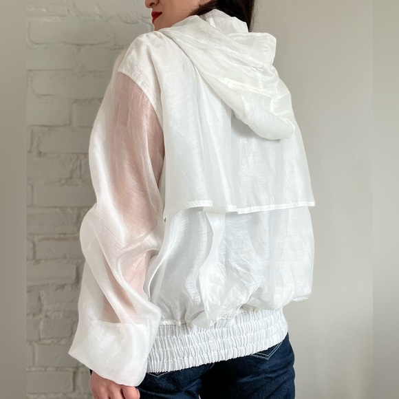 FenG CHen WANG Sheer White Jacket Luxury Size Large - Picture 11 of 16